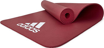 Тренировочный коврик (фитнес-мат) Adidas ADMT-11014RD (7 мм) красный