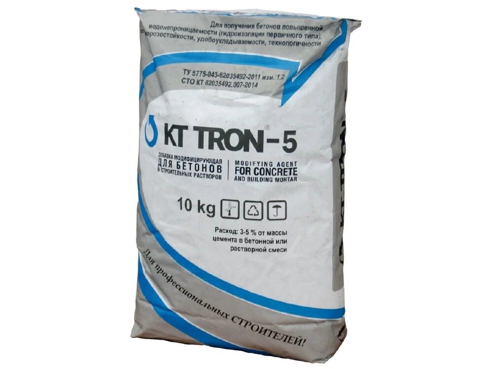 КТтрон-5 комплексная добавка в бетон