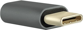 Переходник Red Line Micro USB-Type-C пластик черный