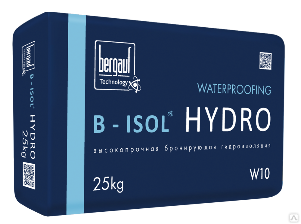 B-ISOL HYDRO Цементная жесткая гидроизоляция обмазочного типа