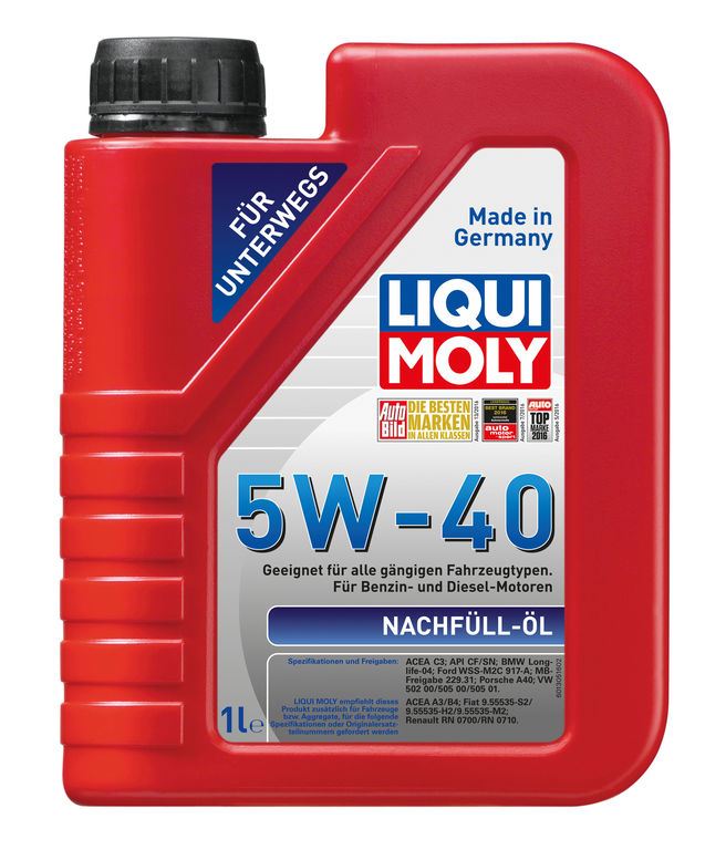 Масло моторное LIQUI MOLY Nachfull Oil 5W-40 1 л 8027