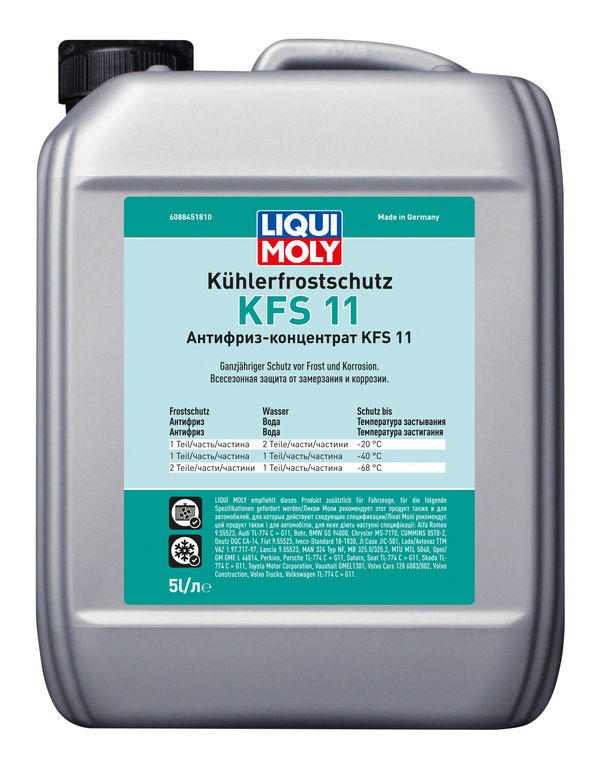 Антифриз-концентрат LIQUI MOLY Kuhlerfrostschutz KFS 11 5 л 8845
