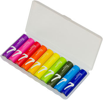 Батарейка Zmi Rainbow AA701 типа AAА (уп.10 шт.) цветные