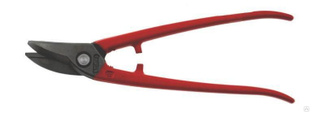 Ручные радиусные ножницы для прямого/кривого реза (правые), длина 250 мм 