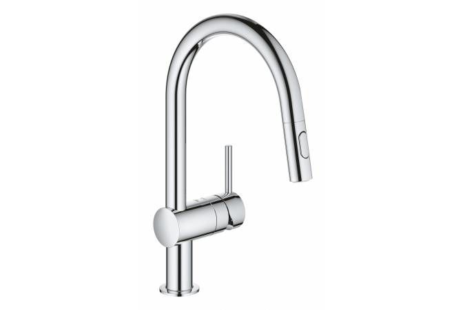 Смеситель для кухни grohe concetto new с высоким изливом хром 32663003