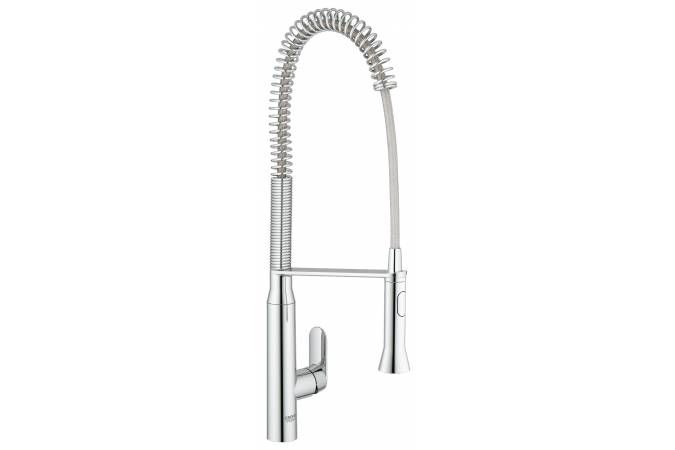 Смеситель для кухни grohe concetto new с высоким изливом хром 32663003