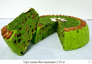 Торт-халва горная фисташка Восточные сладости, короб 2,25 кг 