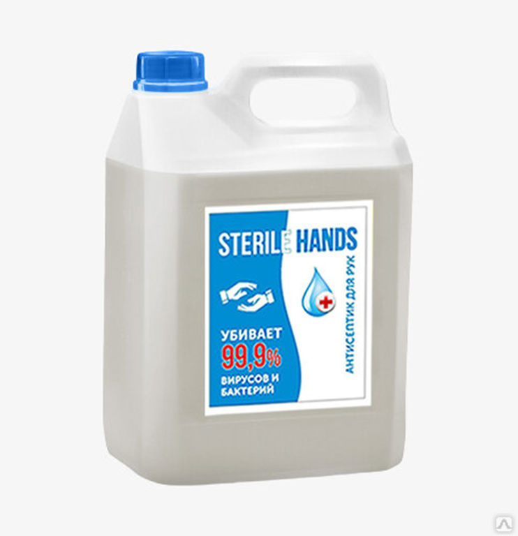 Антисептик «Sterile Hands» гель 10 л дезинфицирующий