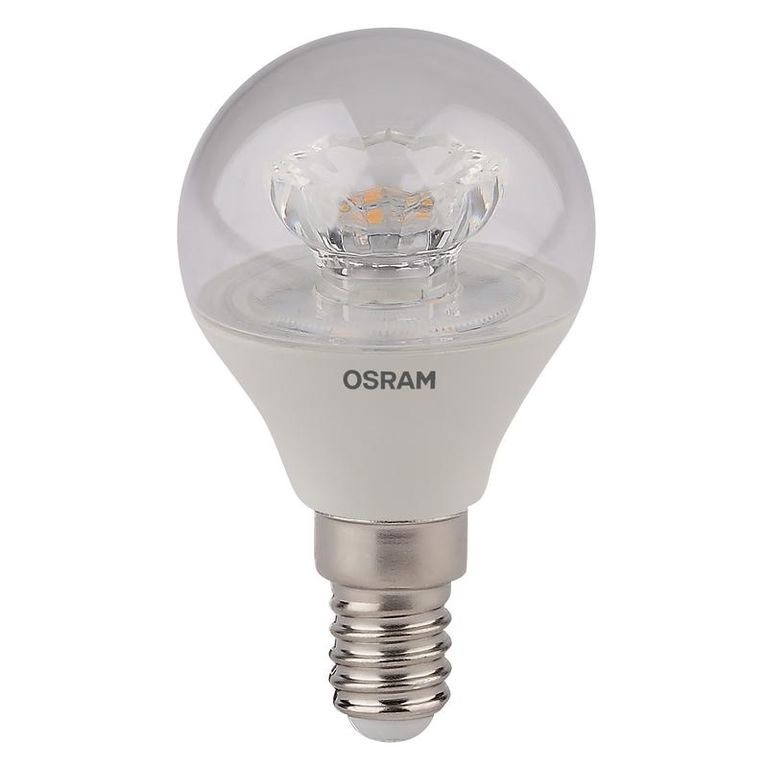 Лампа светодиодная LED STAR CLASSIC P 40 5.4W/830 5.4Вт шар прозрачная 3000К тепл. бел. E14 470лм 220-240В пластик. OSRA