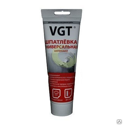 Шпатлевка Vgt Влагостойкая Белый Купить