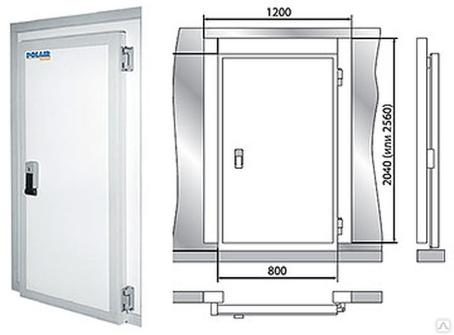 Дверь холодильной камеры размеры. Камера холодильная Polair 80мм, дверь распашная. Дверной блок Polair. Дверь холодильной камеры Полаир. Дверь для холодильной камеры Polair.