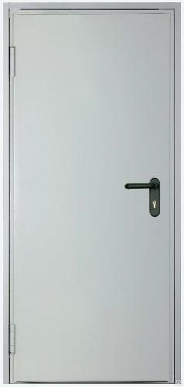 Дверь технологическая одностворчатая с рамой в обхват для холодильной камеры 1