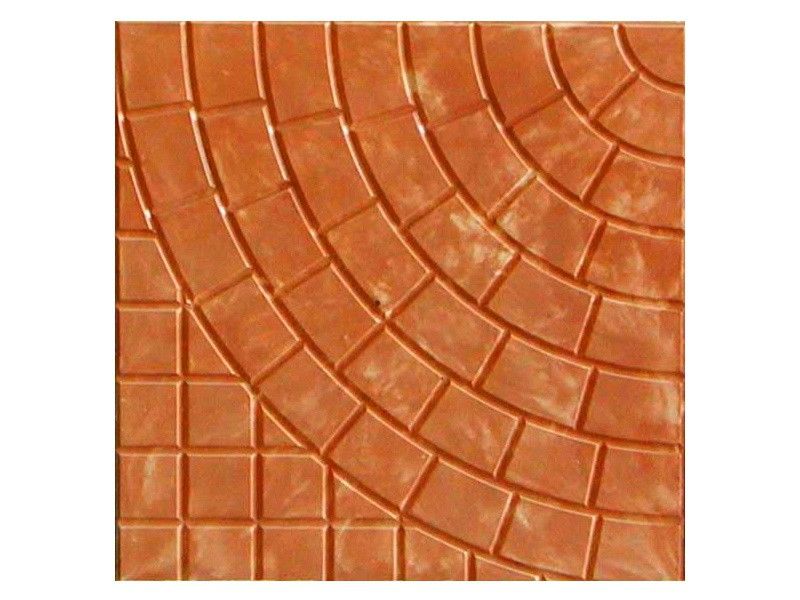 Тротуарная плитка Колодец 300х300х30 цвет оранжевый