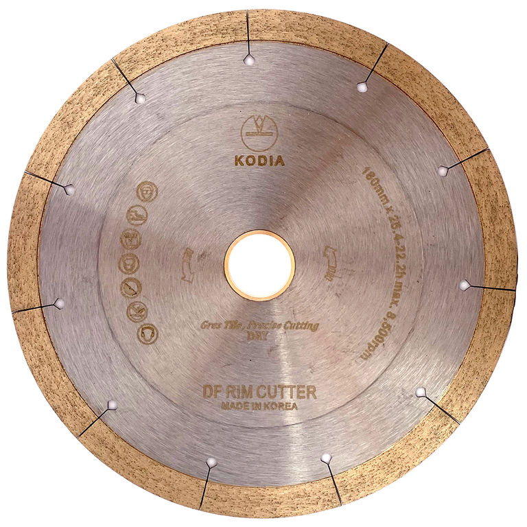 Алмазный диск DFR для резки керамогранита ?180/25.4/22.23 мм, KODIA