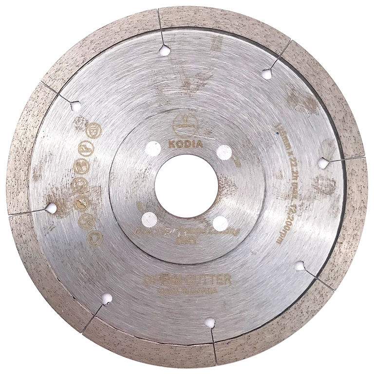 Алмазный диск DFR для резки керамогранита ?125/22,23 мм, KODIA