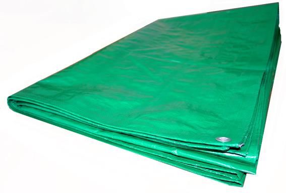 Тент Тарпаулин, 8м х 10м, 90 г/м2, темн. зелёный