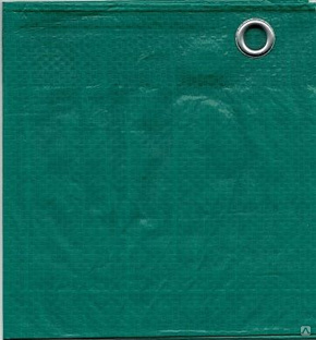 Тент Тарпаулин, 3м х 6м, 90 г/м2, темн. зелёный #1