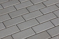 Тротуарная плитка 200х100х60 мм Брусчатка серый 