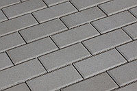 Тротуарная плитка 200х100х60 мм Брусчатка серый