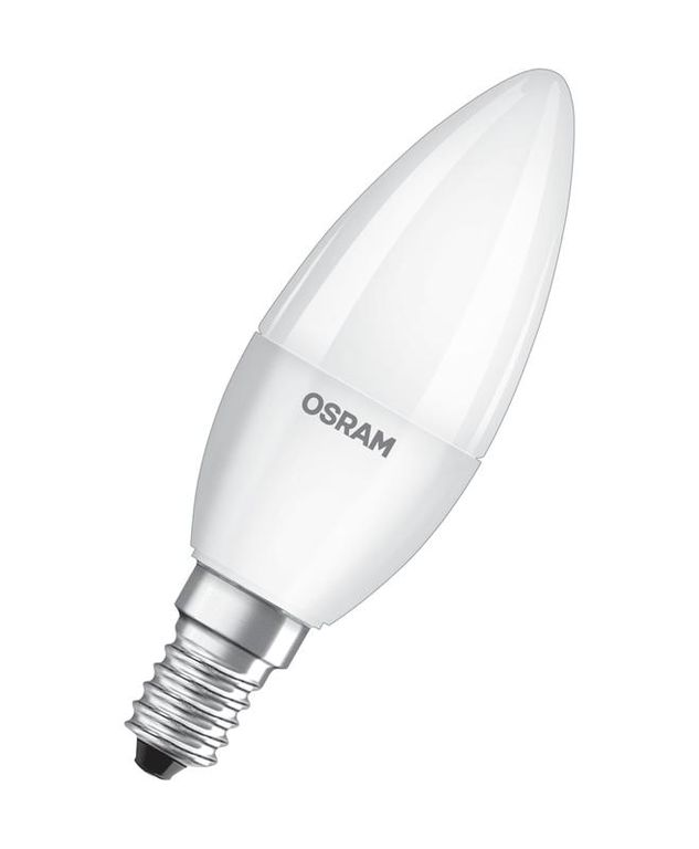 Лампа светодиодная LED Value LVCLB60 7SW/830 свеча матовая E27 230 В 10х1 RU OSRAM 4058075579446