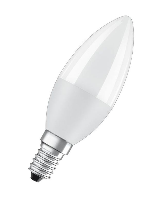 Лампа светодиодная LED Value LVCLB60 7SW/865 свеча матовая E14 230 В 10х1 RU OSRAM 4058075579033