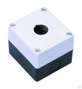 Пост кнопочный 1-м КП-101 d22мм с кабел. вводом для устройств сигнализации и управления пластик. бел. DEKraft 25501DEK 