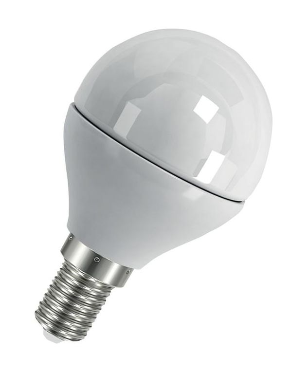 Лампа светодиодная LED Value LVCLP60 7SW/830 шар матовая E14 230 В 10х1 RU OSRAM 4058075579620