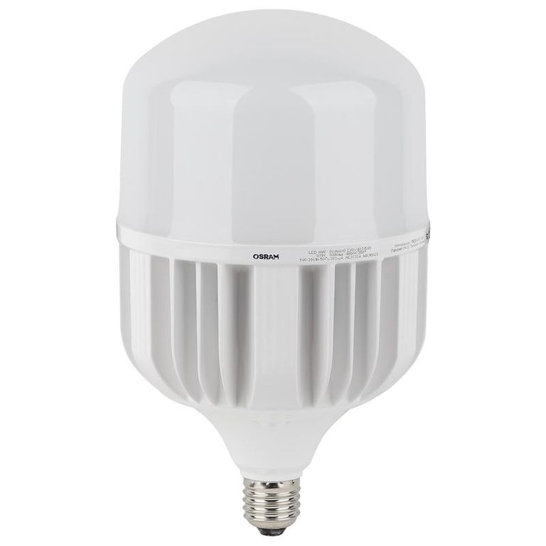 Лампа светодиодная высокомощная LED HW 80Вт T матовая 4000К нейтр. бел. E27 8000лм 140-265В с адаптером E40 угол пучка 2
