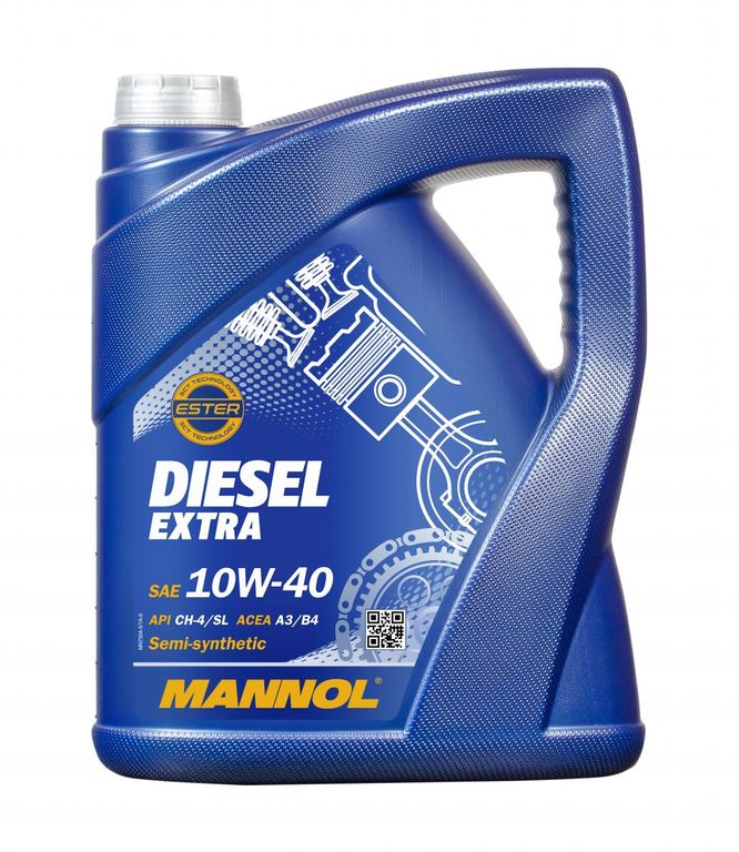 Моторное масло Mannol Diesel Extra 10W/40 5л.