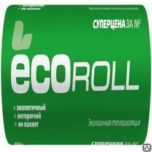 Стекловолокно Ecoroll 044 50x1220x8200 мм 2 шт, 1.0 м3, 20 м2 (40) рулон