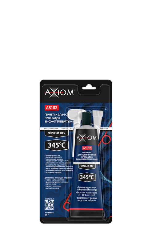 Герметик для прокладок высокотемпературный AXIOM 85 г черный RTV
