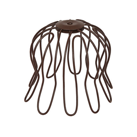 Сетка воронки паук Aquasystem RAL 8017 - коричневый шоколад