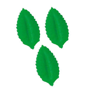 Вафельные ЛИСТИКИ зеленые (маисовая мука, 45 мм) кор. 1000 шт. Wafers Farma Decor