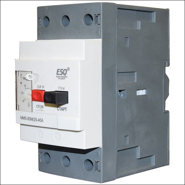 Автоматический выключатель защиты двигателя MMS80M 0040 25-40А (ESQ)