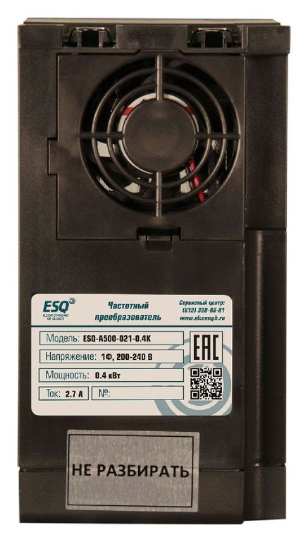 Преобразователь частоты ESQ-A500-021-0.75K 4