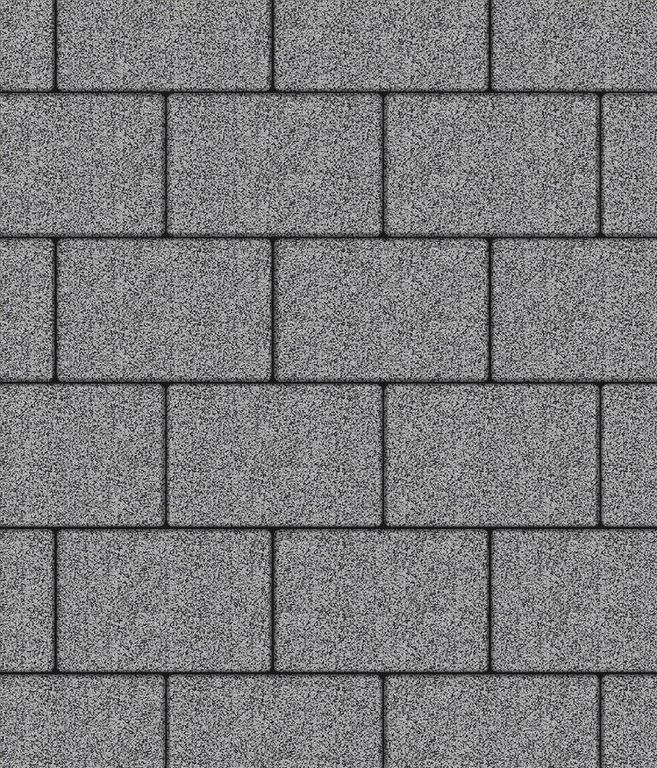 Тротуарная плитка ЛА-ЛИНИЯ, Стоунмикс, Серый с черным, 300*200, высота 80
