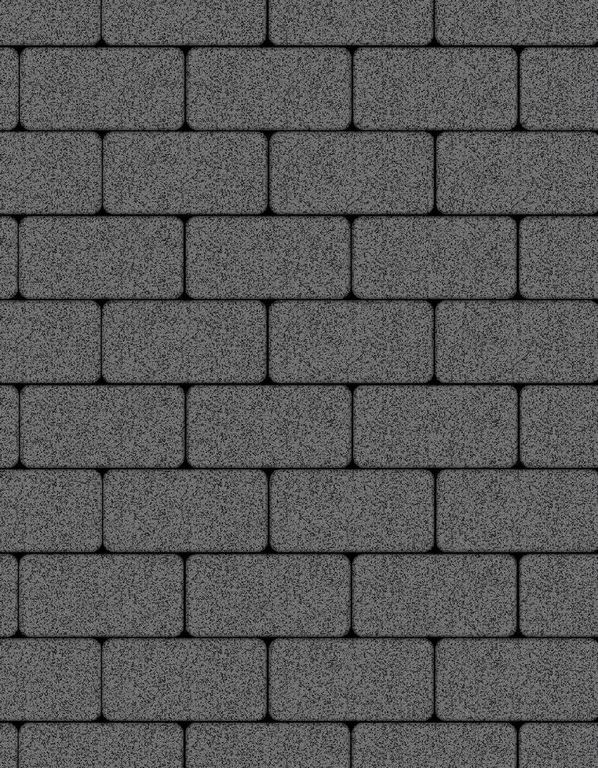 Тротуарная плитка ЛА-ЛИНИЯ, Гранит, Серый с черным, 240*120, высота 60