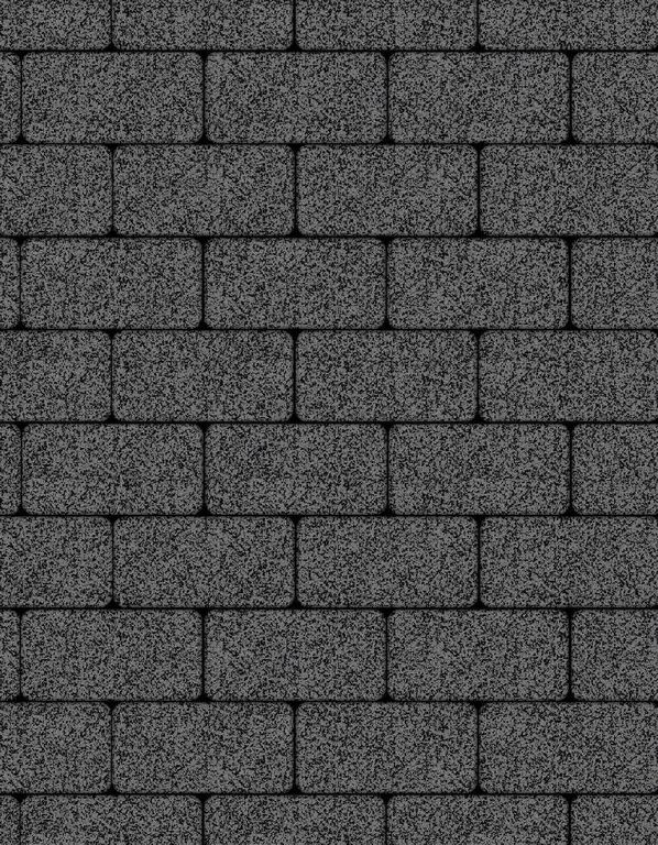 Тротуарная плитка ЛА-ЛИНИЯ, Стоунмикс, Серый с черным, 240*120, высота 60
