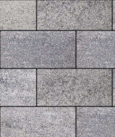 Тротуарная плитка ЛА-ЛИНИЯ, Искусственный камень, Шунгит, 600*300, высота 80