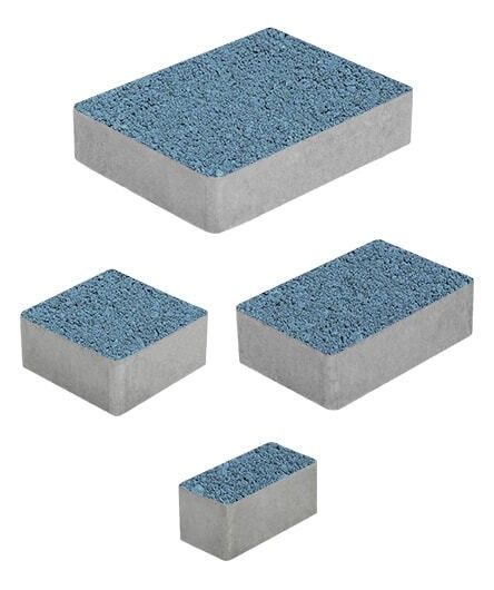 Тротуарная плитка "МЮНХЕН" - Б.2.Фсм.6 Гранит Синий, комплект из 4 видов плит