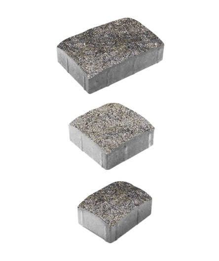 Тротуарная плитка "УРИКО" - А.1.УР.4 Искусственный камень Габбро, комплект из 3 видов плит