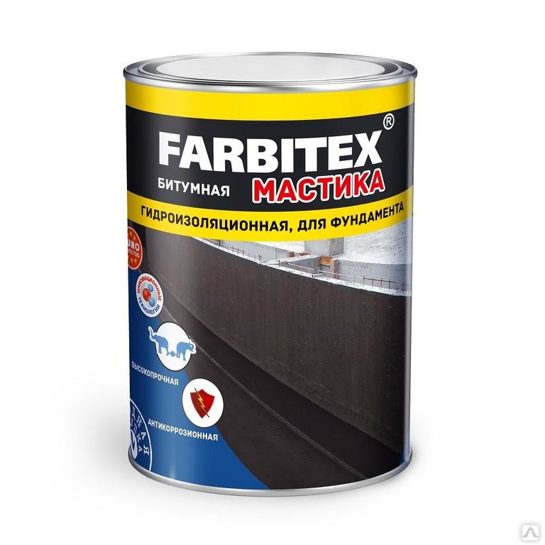 Мастика FARBITEX битумная гидроизоляционная