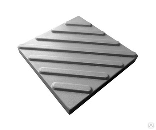 Тактильная плитка «Диагональный риф» (40 мм)