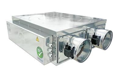 Приточновытяжная вентиляционная установка Globalvent iСLIMATE-025 W Модель L / R с водяным калорифером