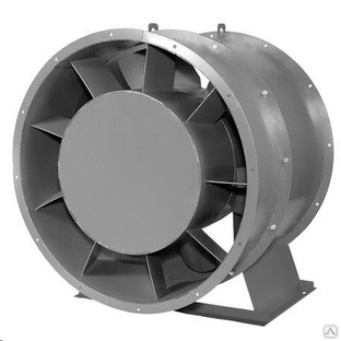 Вентилятор осевой для подпора воздуха ВО 25-188 5,5 кВт 1500 об/мин. № 8 с направляющим аппаратом 