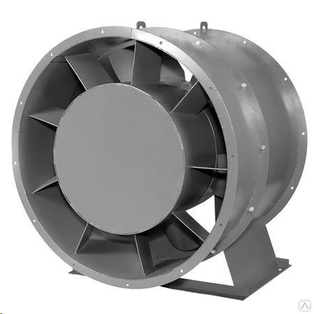 Вентилятор осевой для подпора воздуха ВО 25-188 11 кВт 1500 об/мин. № 10 без направляющего аппарата