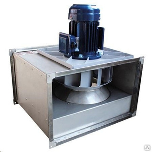 Вентилятор канальный прямоугольный 3 кВт 3000 об/мин. ВКПН 60-35-2D-3,55 кухонный 