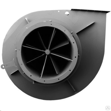 Вентилятор дутьевый ВД 4 кВт 3000 об/мин. № 2,5 Схема 1 углеродистая сталь на едином постаменте (ЕП)