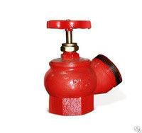 Клапан пожарный (вентиль) КПЧ 65-1 чугунный 125° муфта - цапка #1