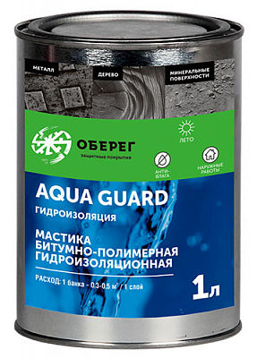 AquaGuard Мастика битумно-полимерная гидроизоляционная